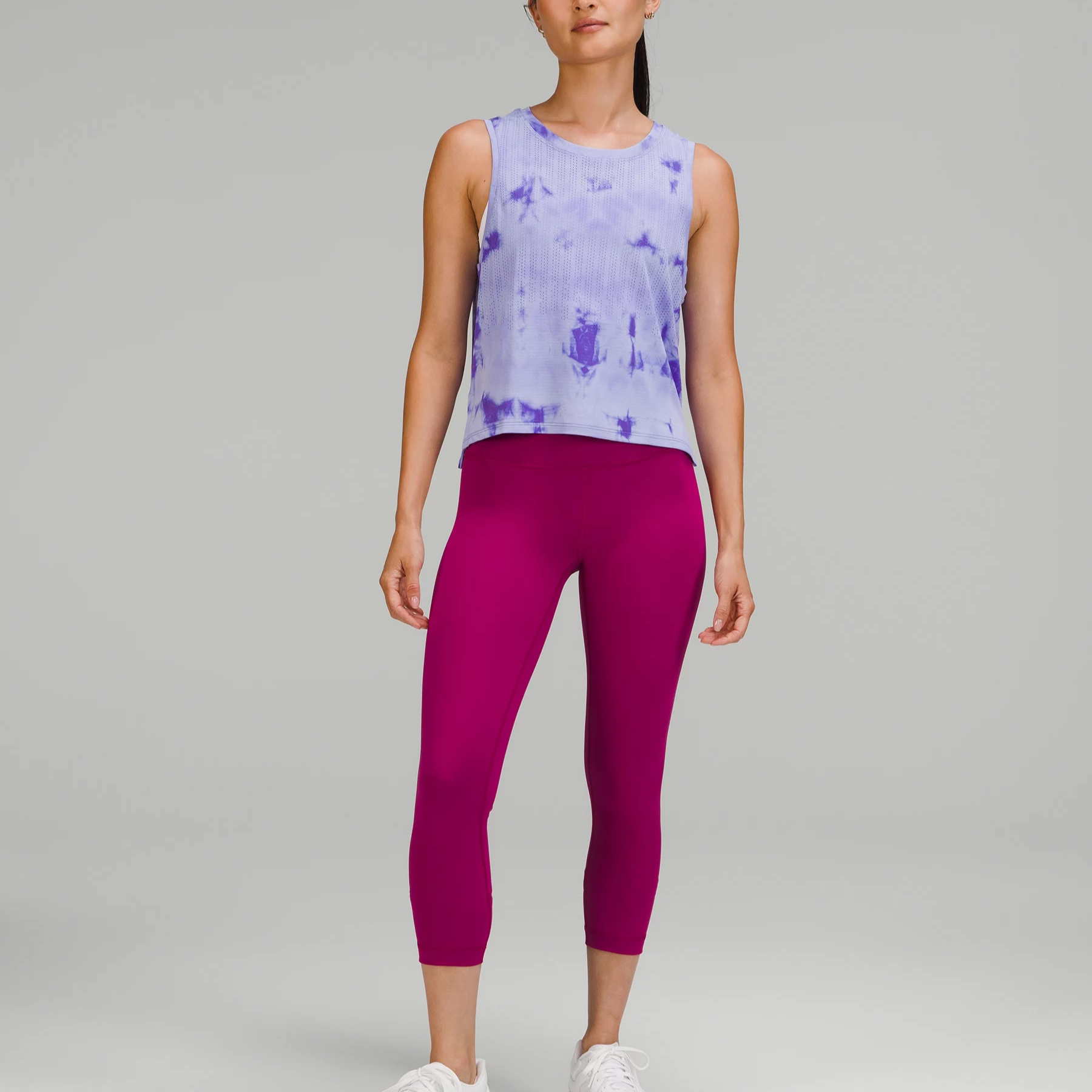 Lululemon Sleeveless Sports Shirts Women’s Rain Texture Marble Dyed Indigo Other