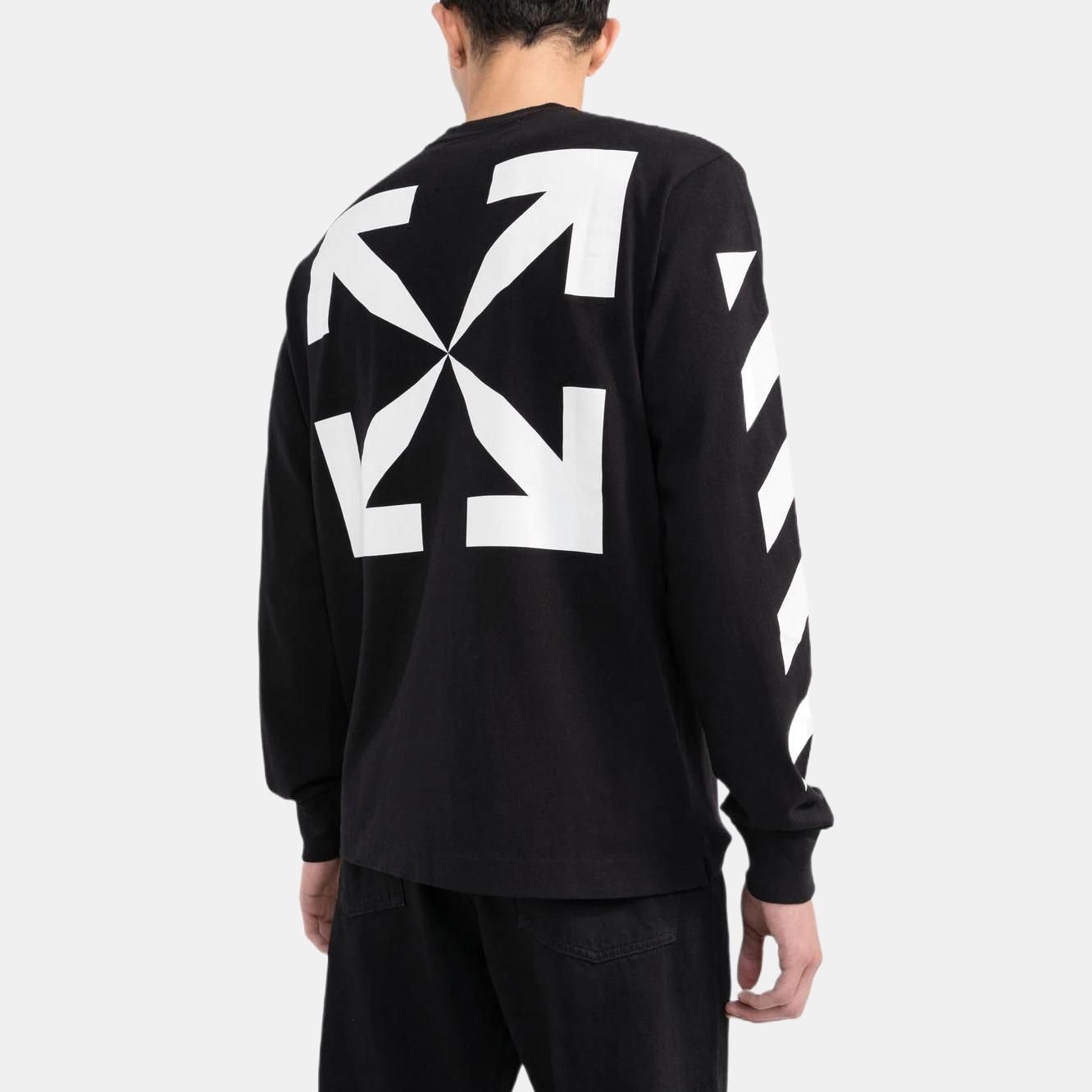 Мужской свитшот OFF-WHITE (черный) — фото 2