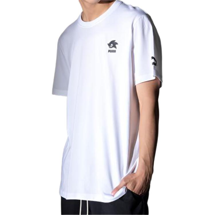 Мужская футболка PUMA x TMC Every Day x SONIC Graphic Tee T (белая) — фото 4