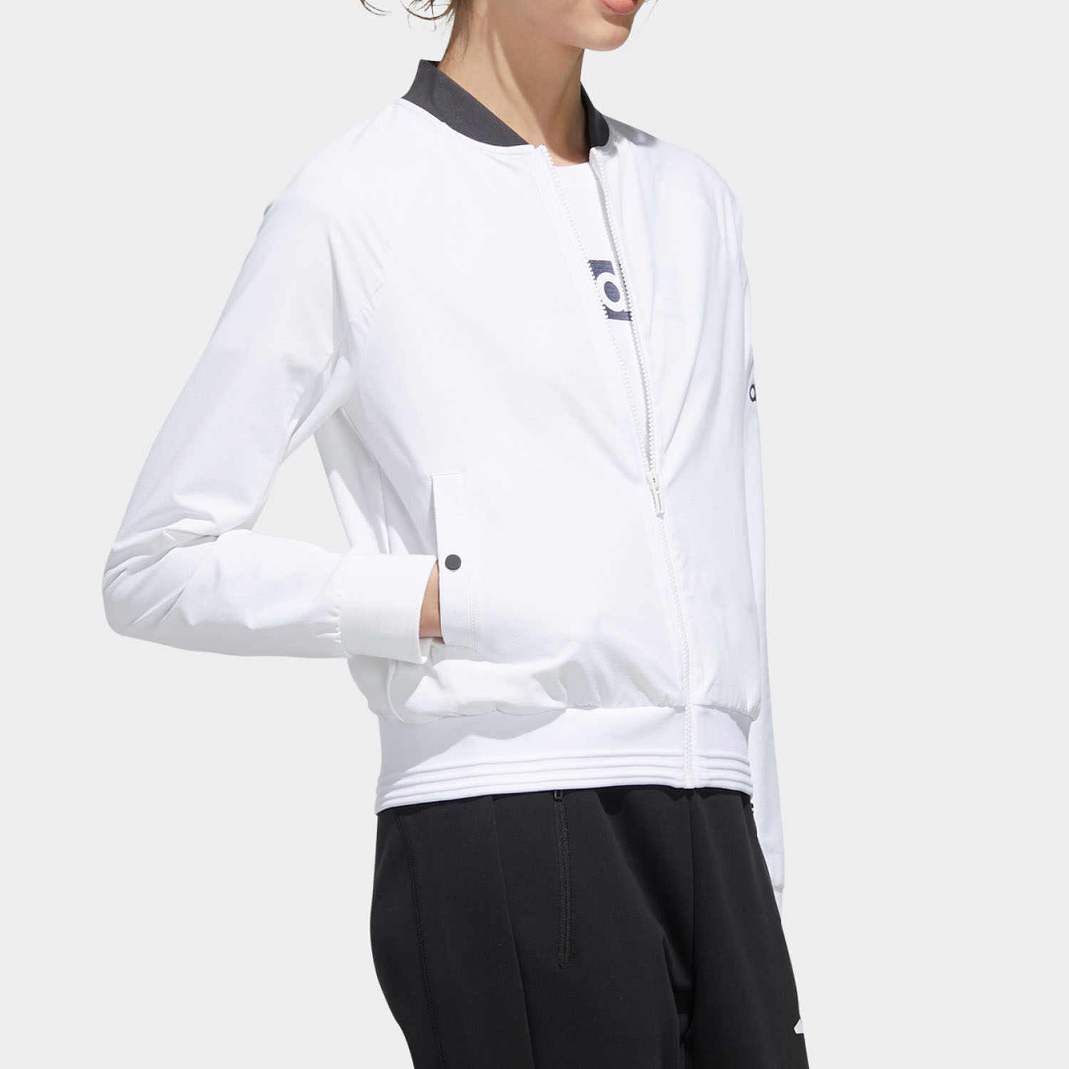 Куртка adidas (белая) — фото 5