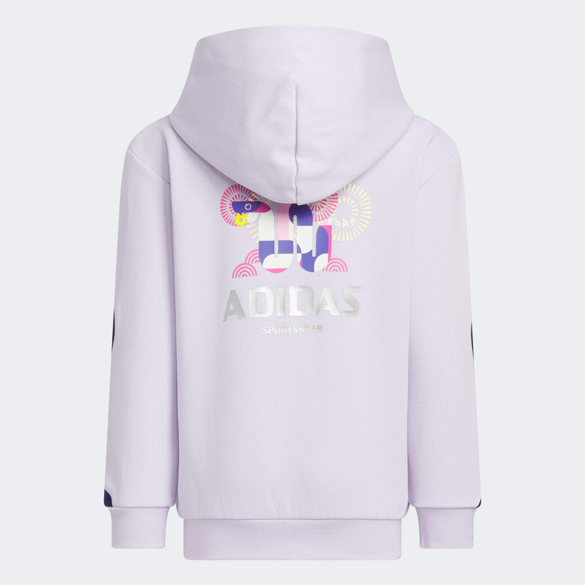Детский спортивный костюм adidas (сине-фиолетовый) — фото 4