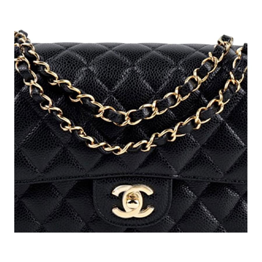 Женская сумка Chanel Classic Flap CF (черная) — фото 5