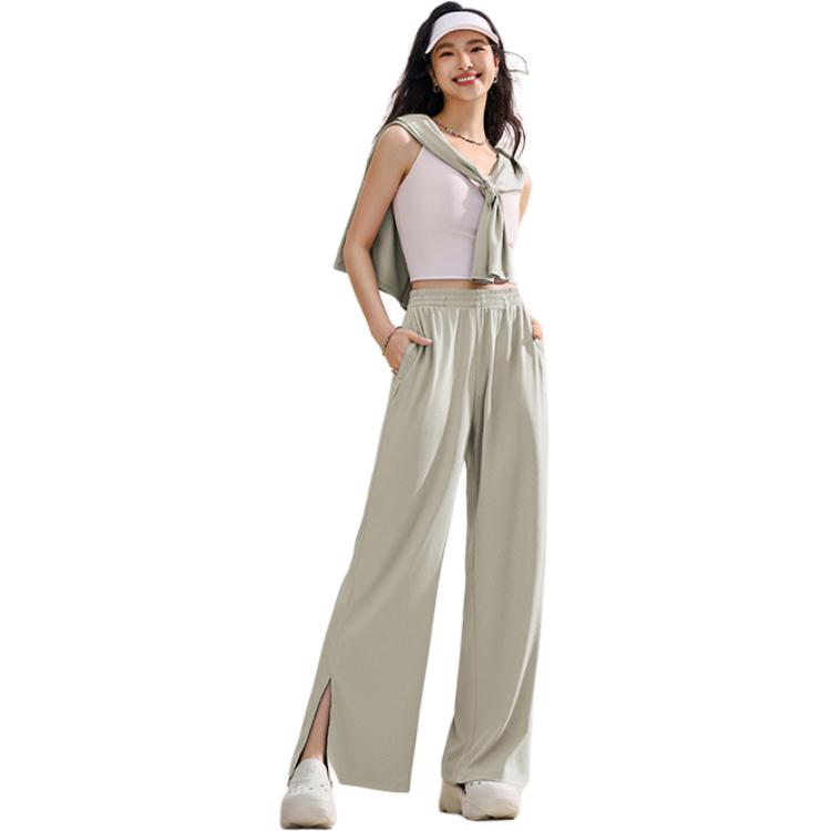 Anta Variety Training Collection Sports Pants Women’s Pearlescent Gray