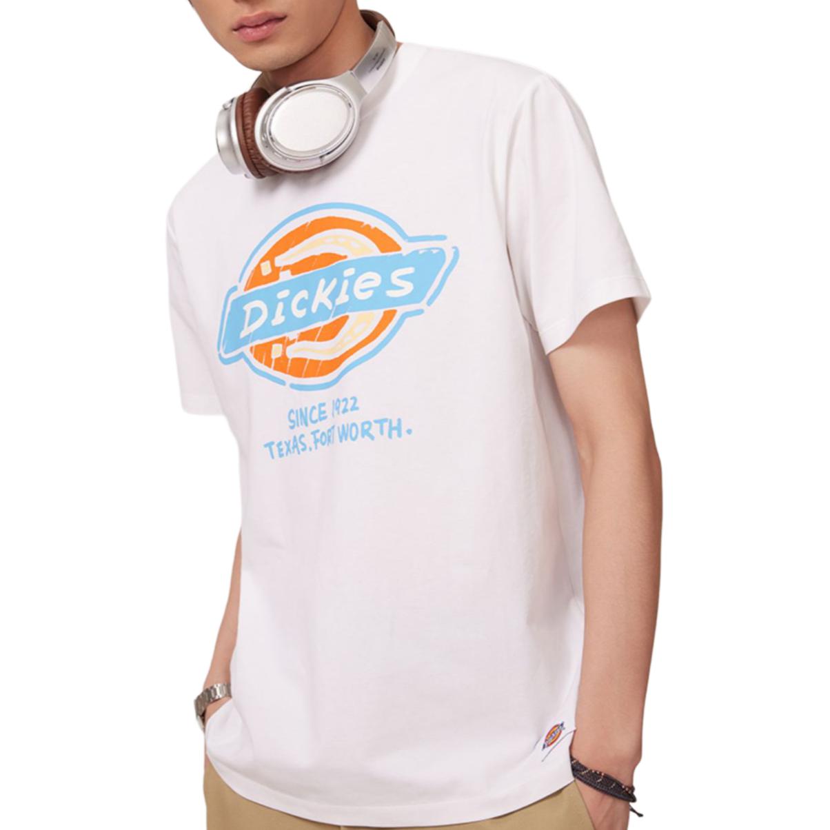 Женская футболка Dickies logo T (белая) — фото 4
