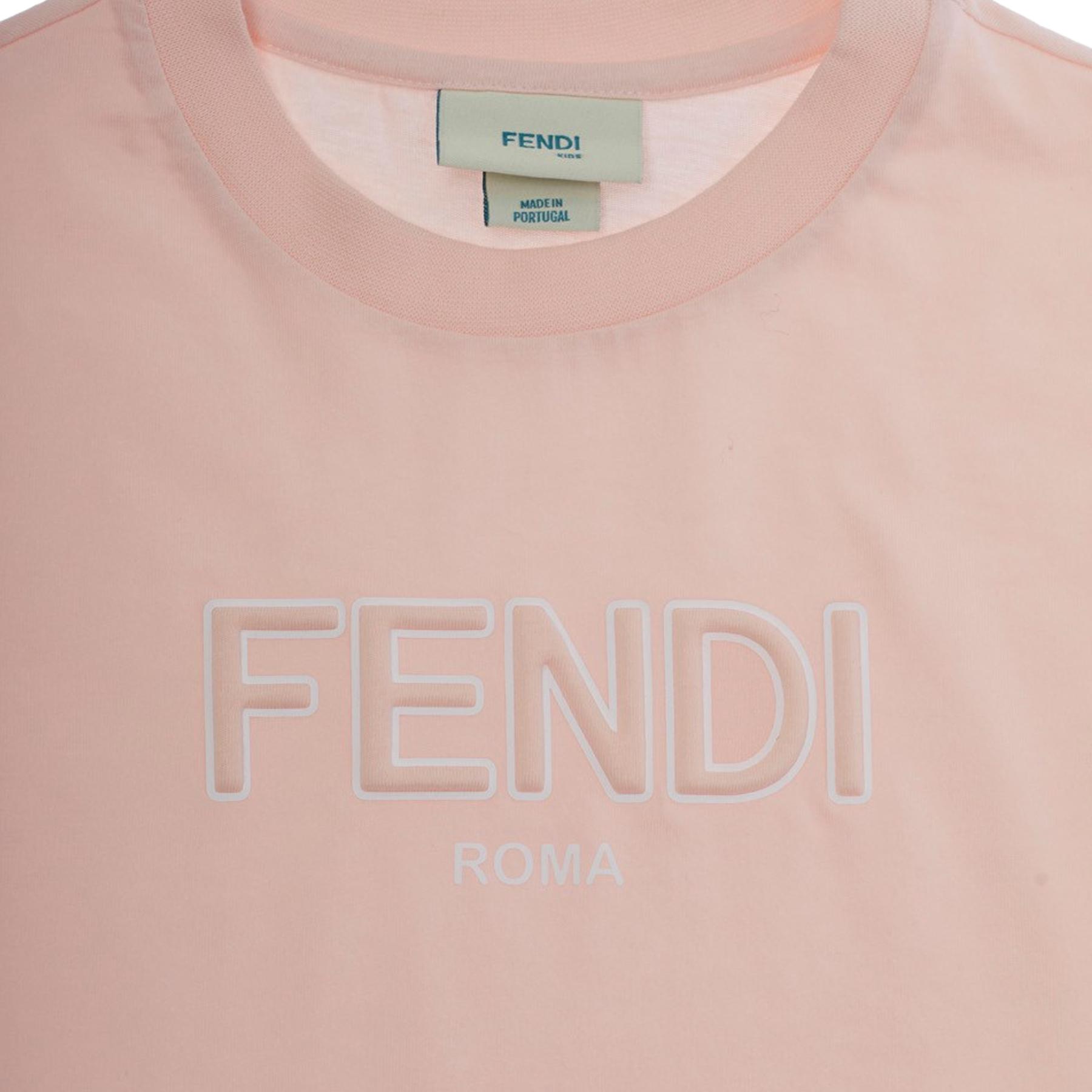 Женская футболка Fendi FENDIT SS26Logo (белый) — фото 3