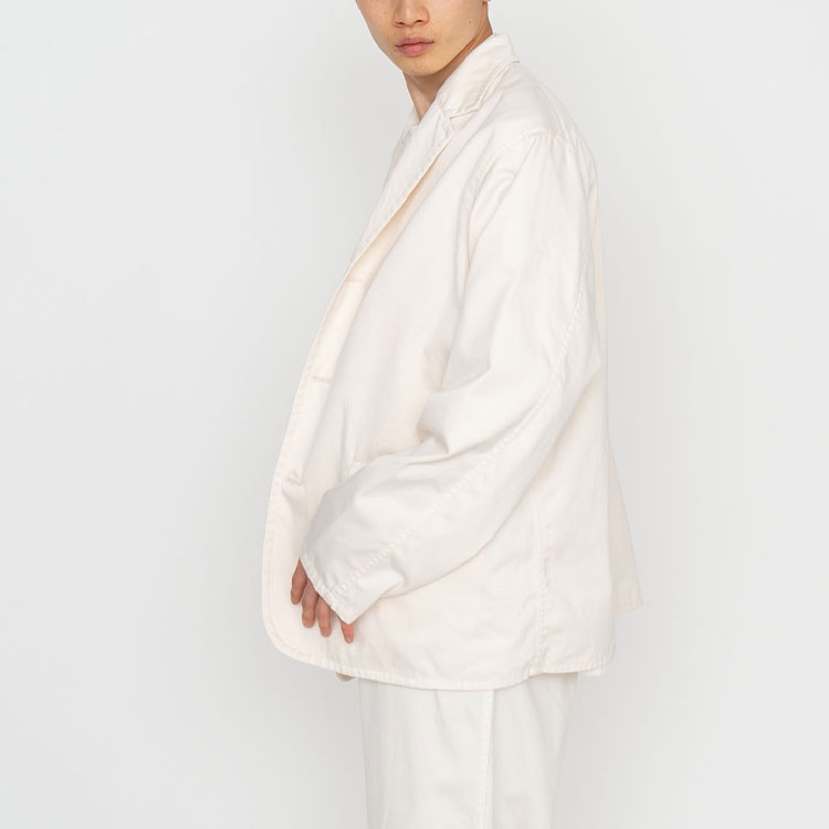 Мужская куртка nanamica SS23 Chino Jacket (бежевая) — фото 5