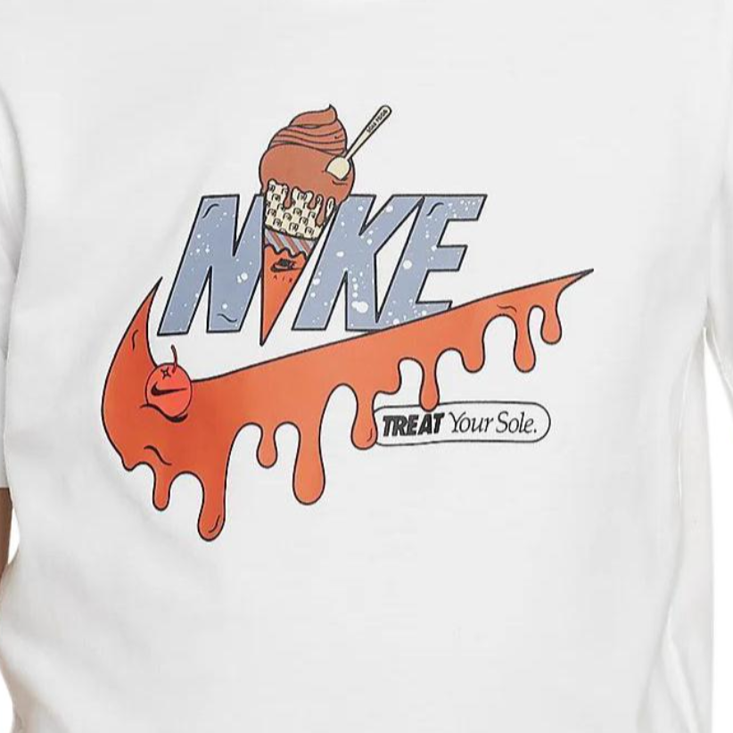 Футболка Nike Sportswear Logo (белая) — фото 4