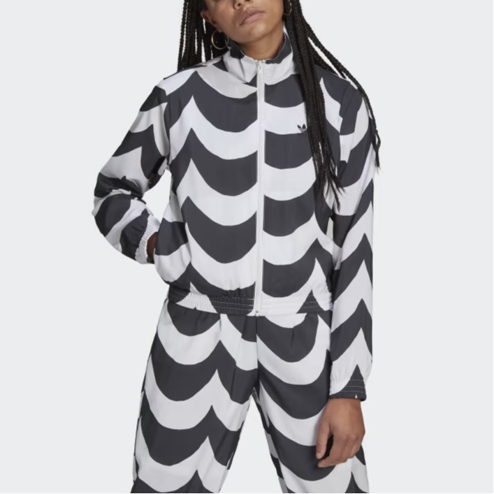 Женские куртка adidas originals x Marimekko (белый) — фото 2