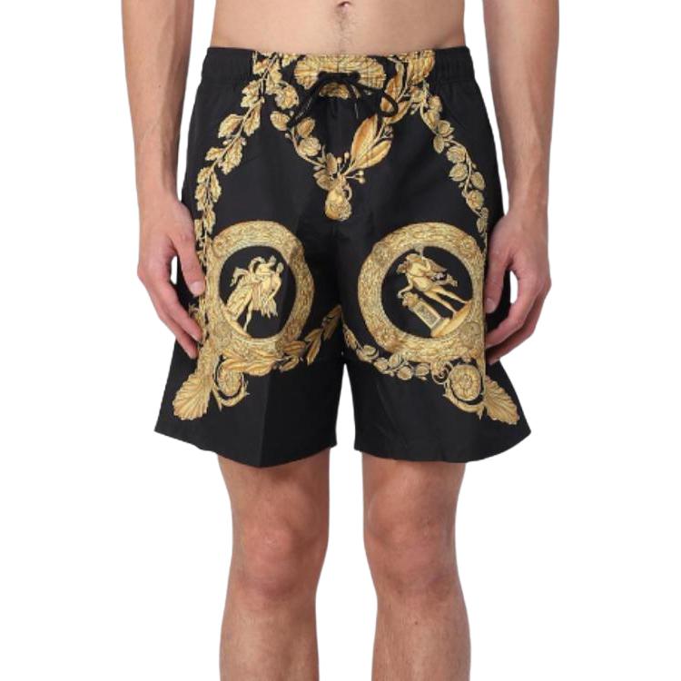 Мужские штаны Versace 1002517-1A06990-5B000 (черный) — фото 4