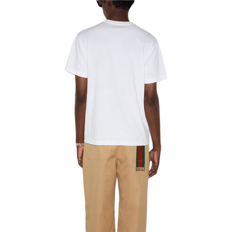 Мужская футболка Gucci FW25 Lido (белая) — фото 4