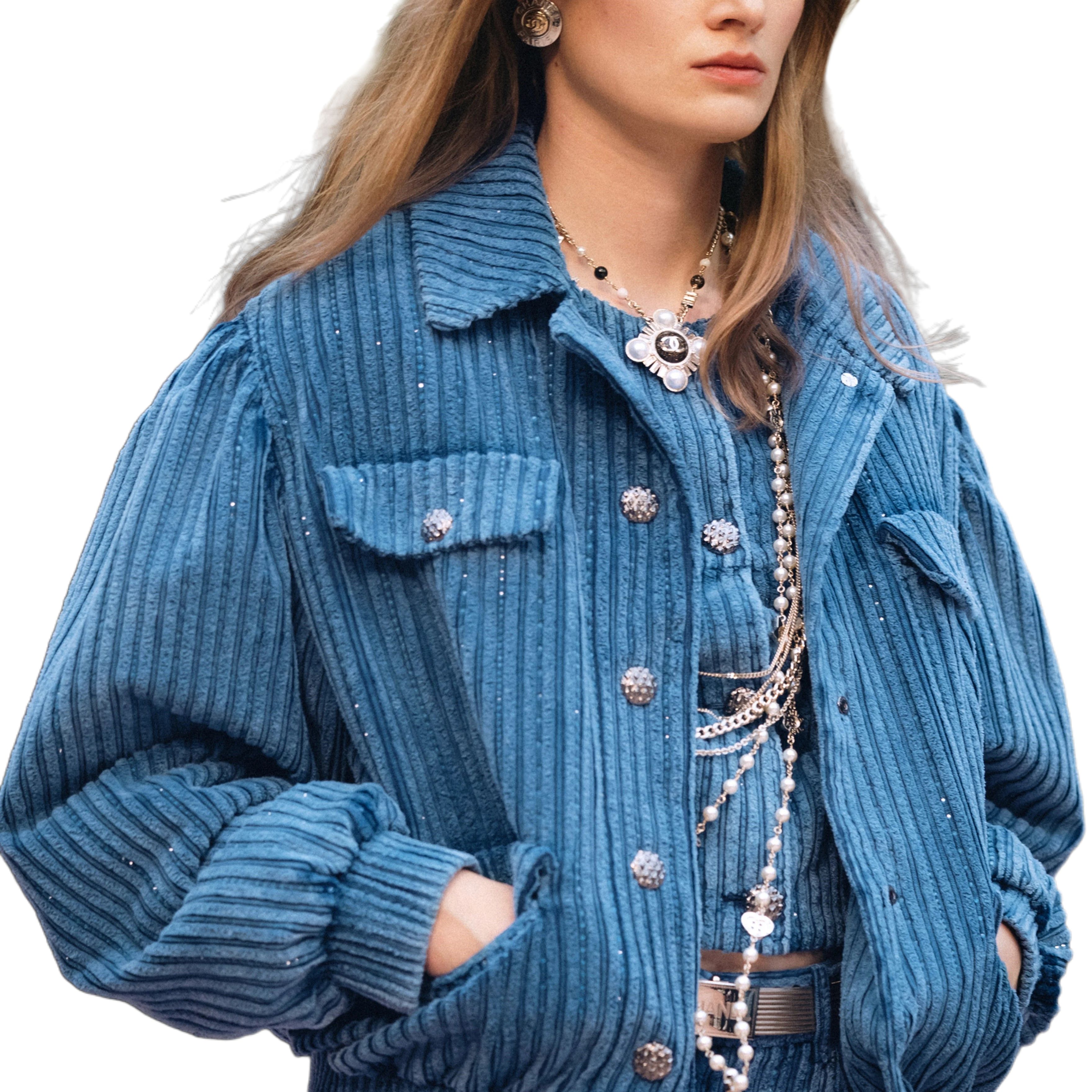 Женская куртка Chanel (черная) — фото 5