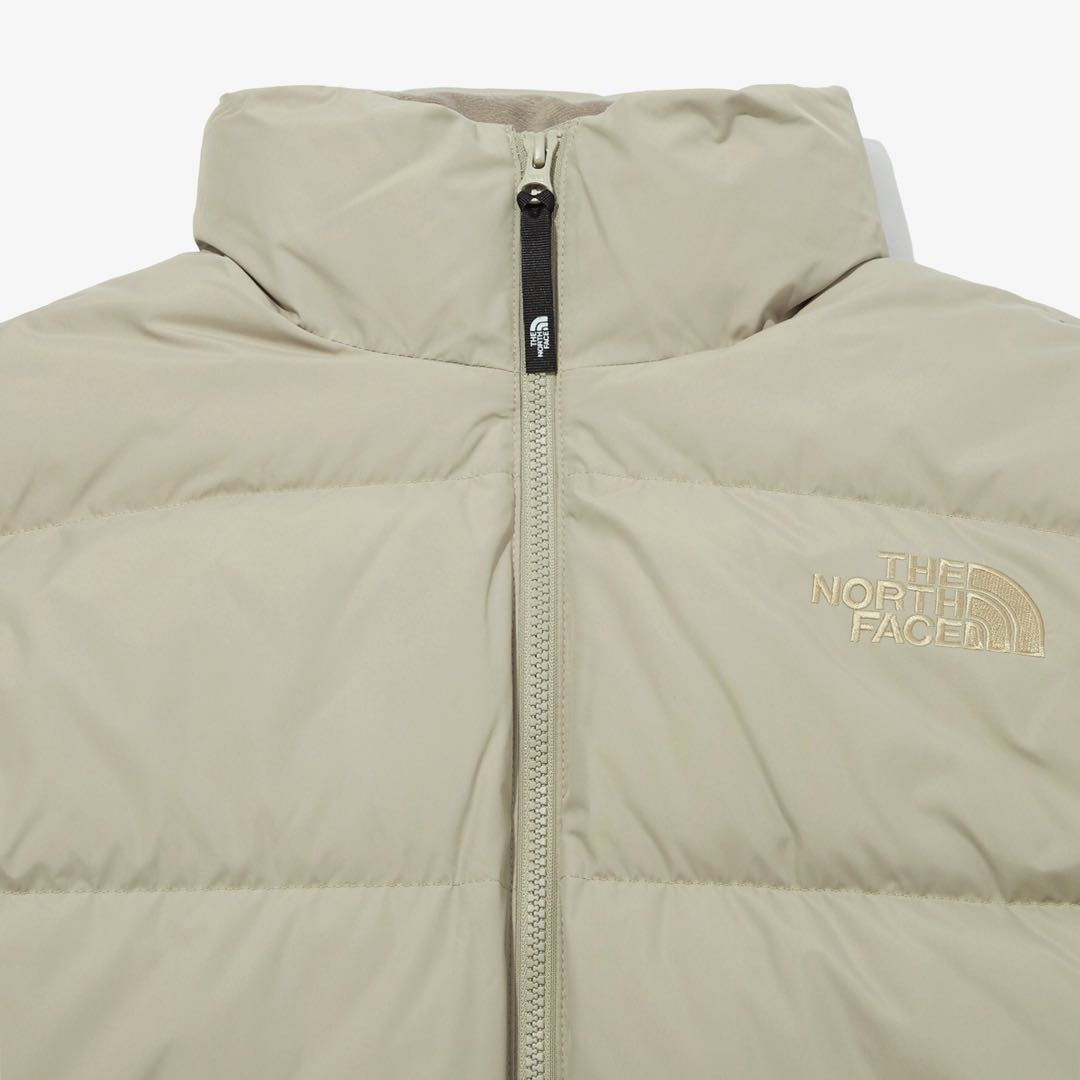Куртка The North Face LOFTY Logo (бежевая) — фото 4