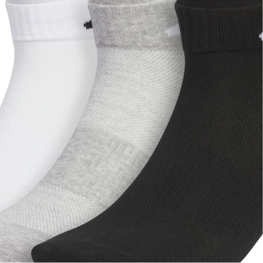 Adidas Ankle Socks Unisex 9 Double Loads