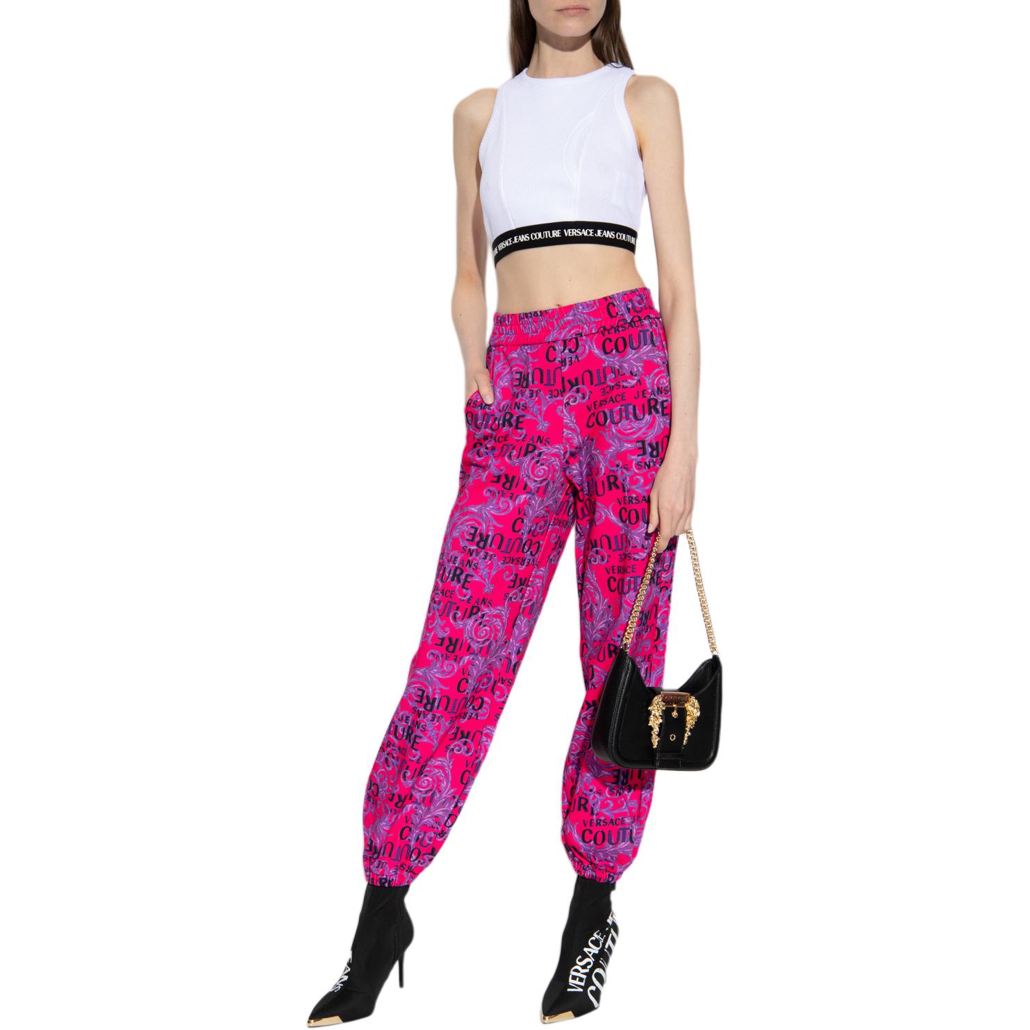 Футболка Versace JEANS COUTURE SS23 Logo (черный) — фото 2