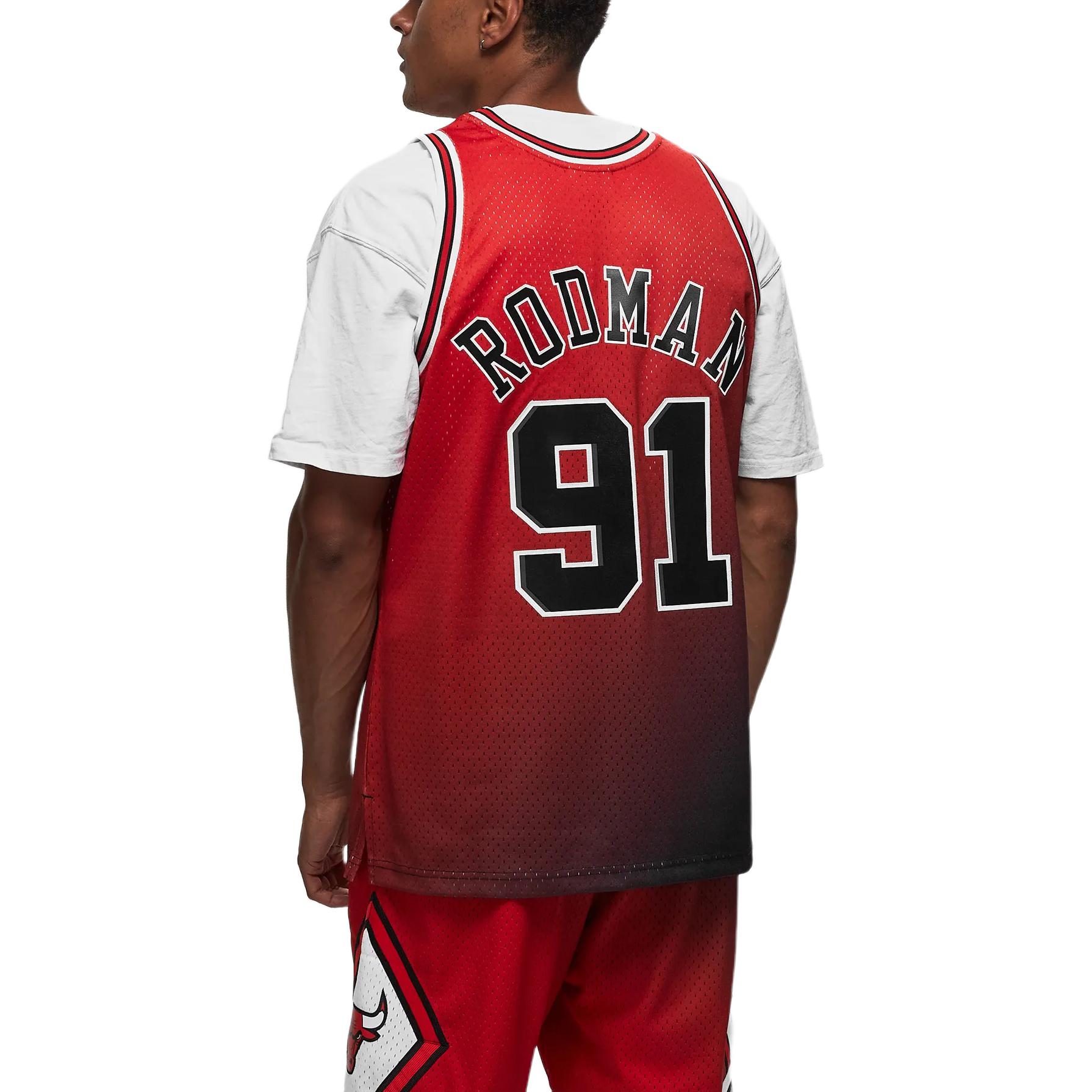 Mitchell Ness x Bulls logo-print vest