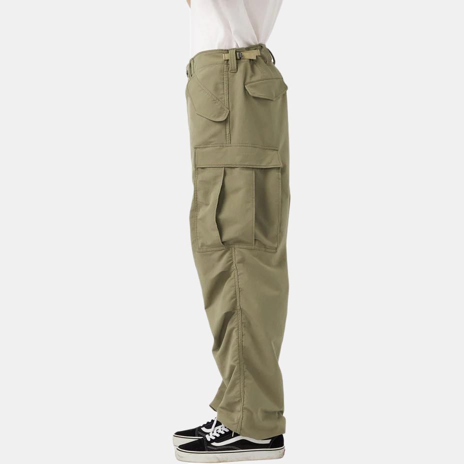 Штаны nanamica FW25 ALPHADRY Field Cargo Pants (черные) — фото 3