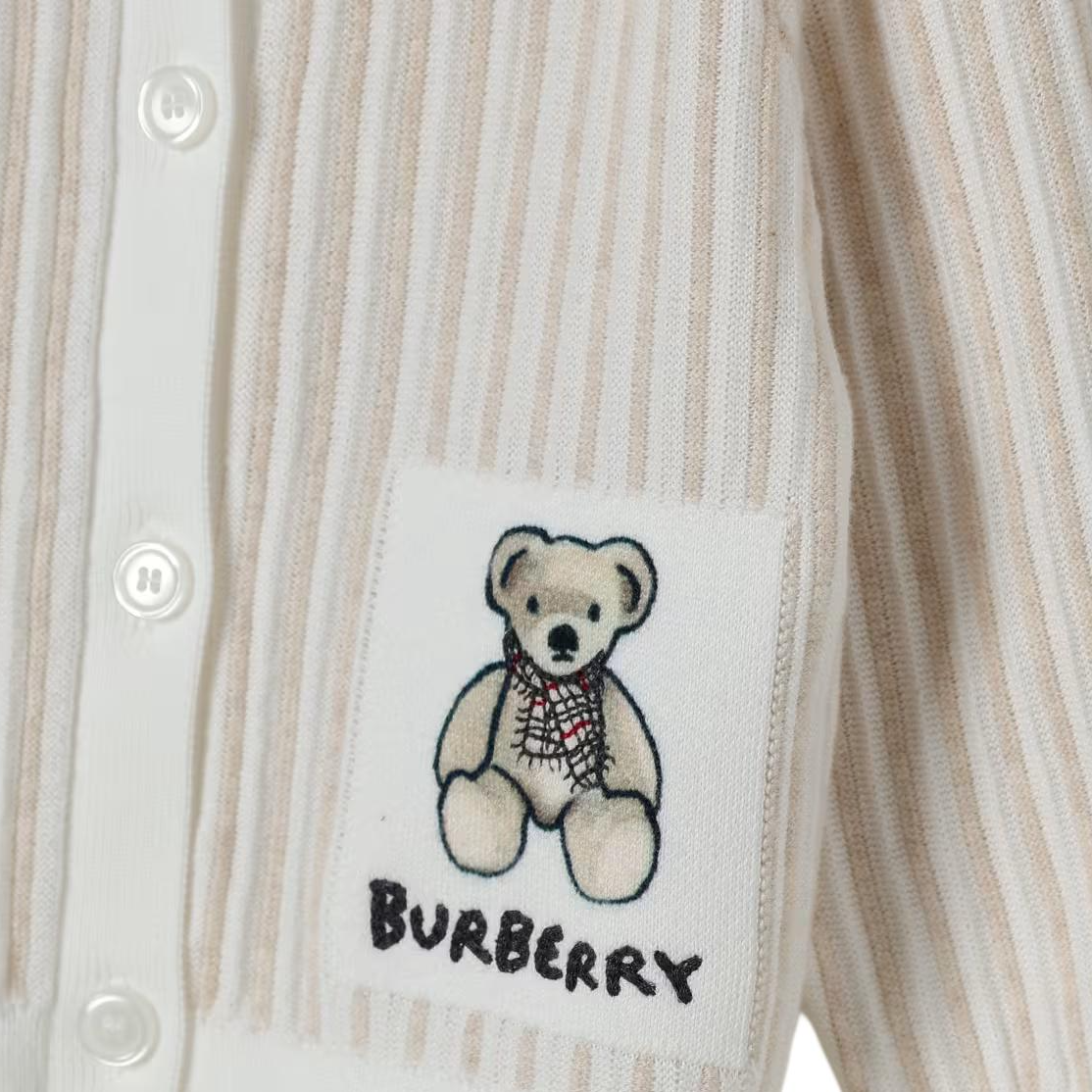 Детская рубашка Burberry (бежевая) — фото 3