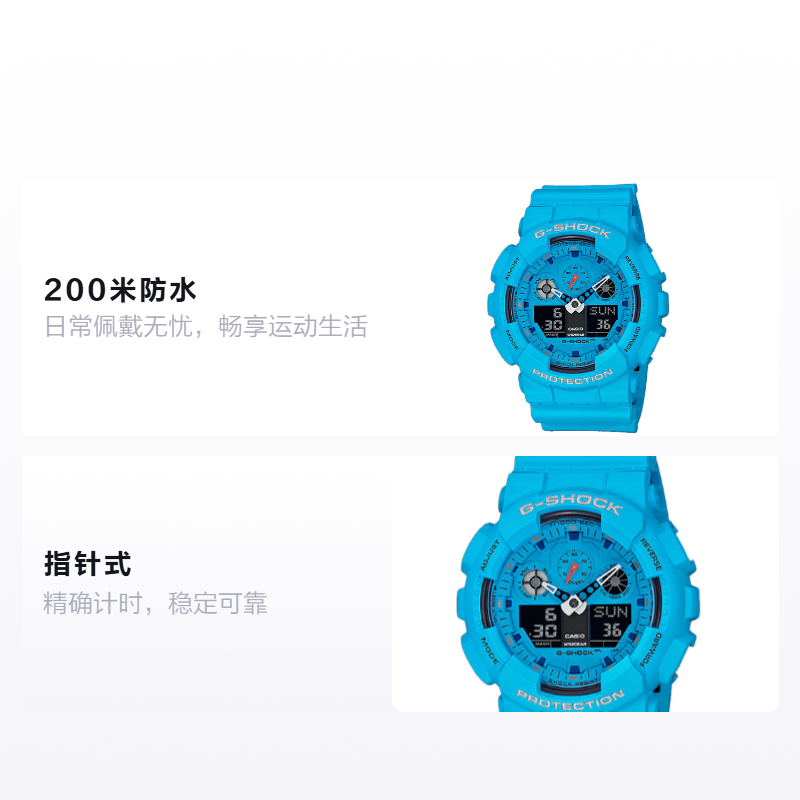 Женские часы Casio G-SHOCK Youth Unicorn (синие) — фото 2