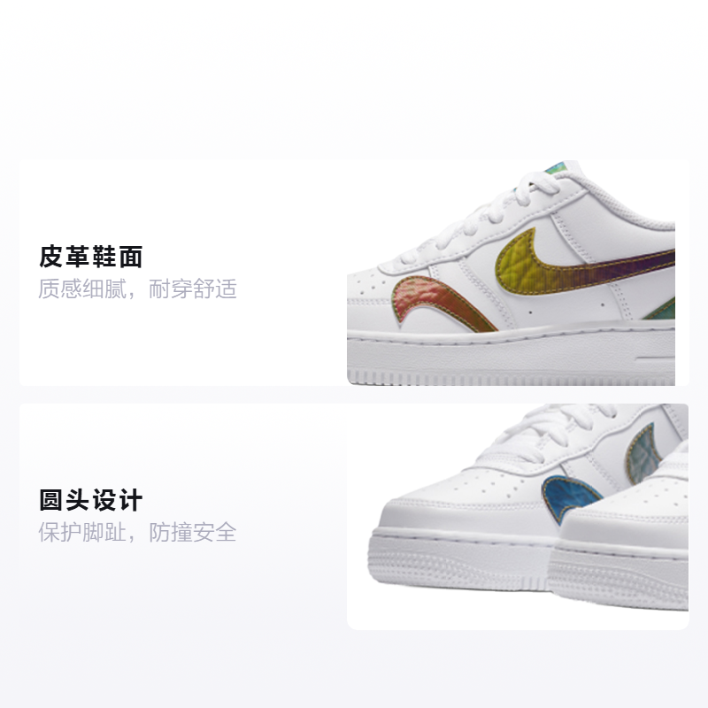 Кеды Nike Air Force 1 (белый) — фото 2