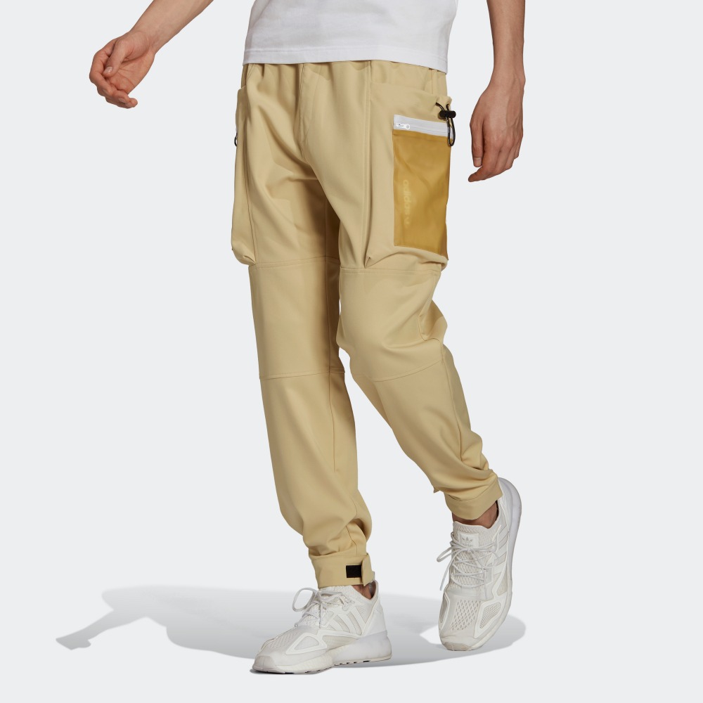 Мужские штаны adidas originals G Outd Cargo P (песочно-коричневые) — фото 3