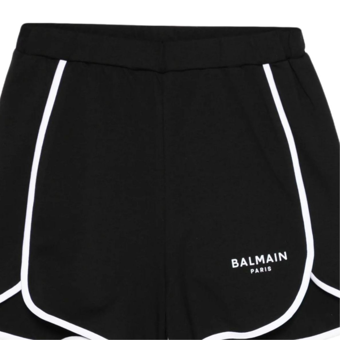 шорты BALMAIN Logo (черный) — фото 4
