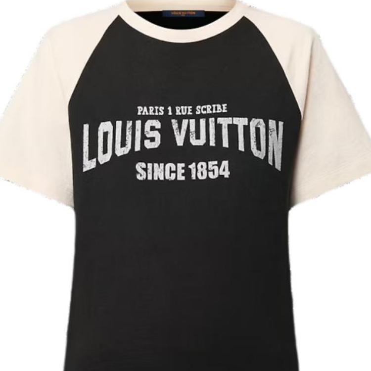 Женская футболка Louis Vuitton SS25 (черный) — фото 6