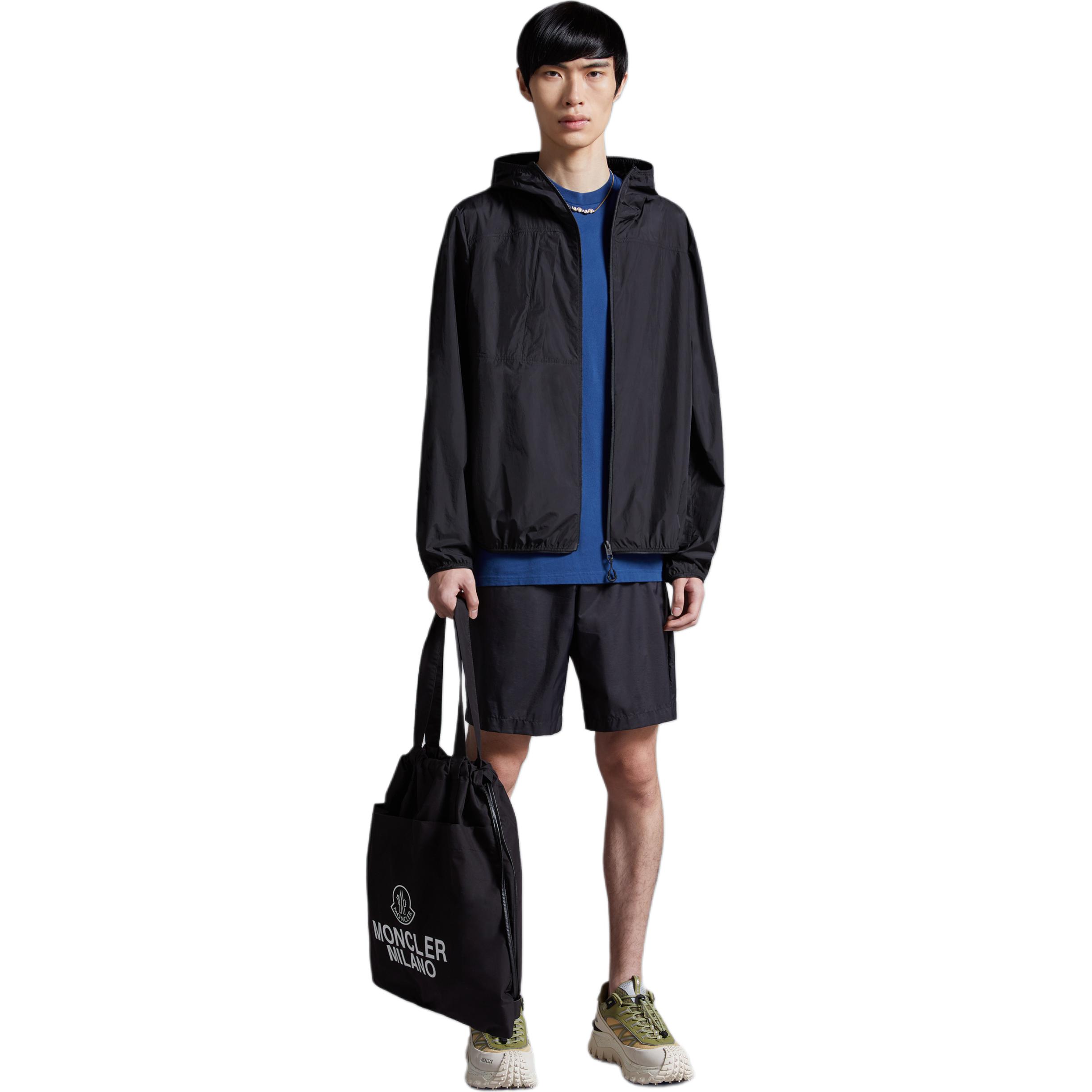 Мужские шорты Moncler J10912B00010596TM999 (черный) — фото 2