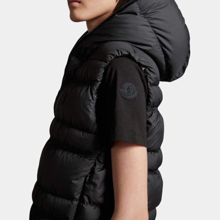 Женский жилет Moncler (черный) — фото 5
