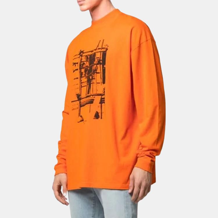 Мужская футболка OFF-WHITE SS22 со стрелами (черная) — фото 3