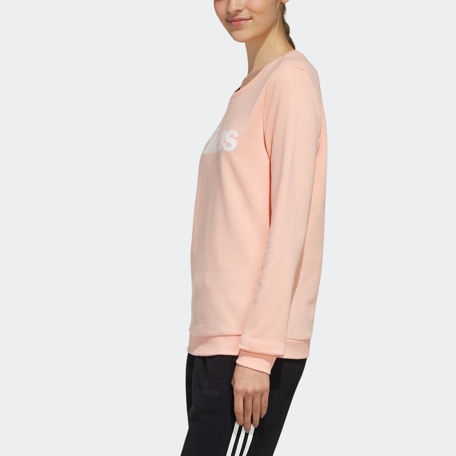 Женская худи adidas neo / (розовый) — фото 5