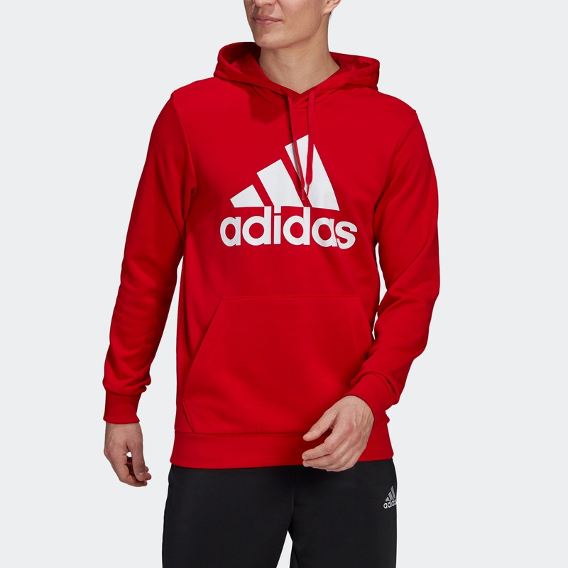 Мужские худи adidas logo (красный) — фото 3
