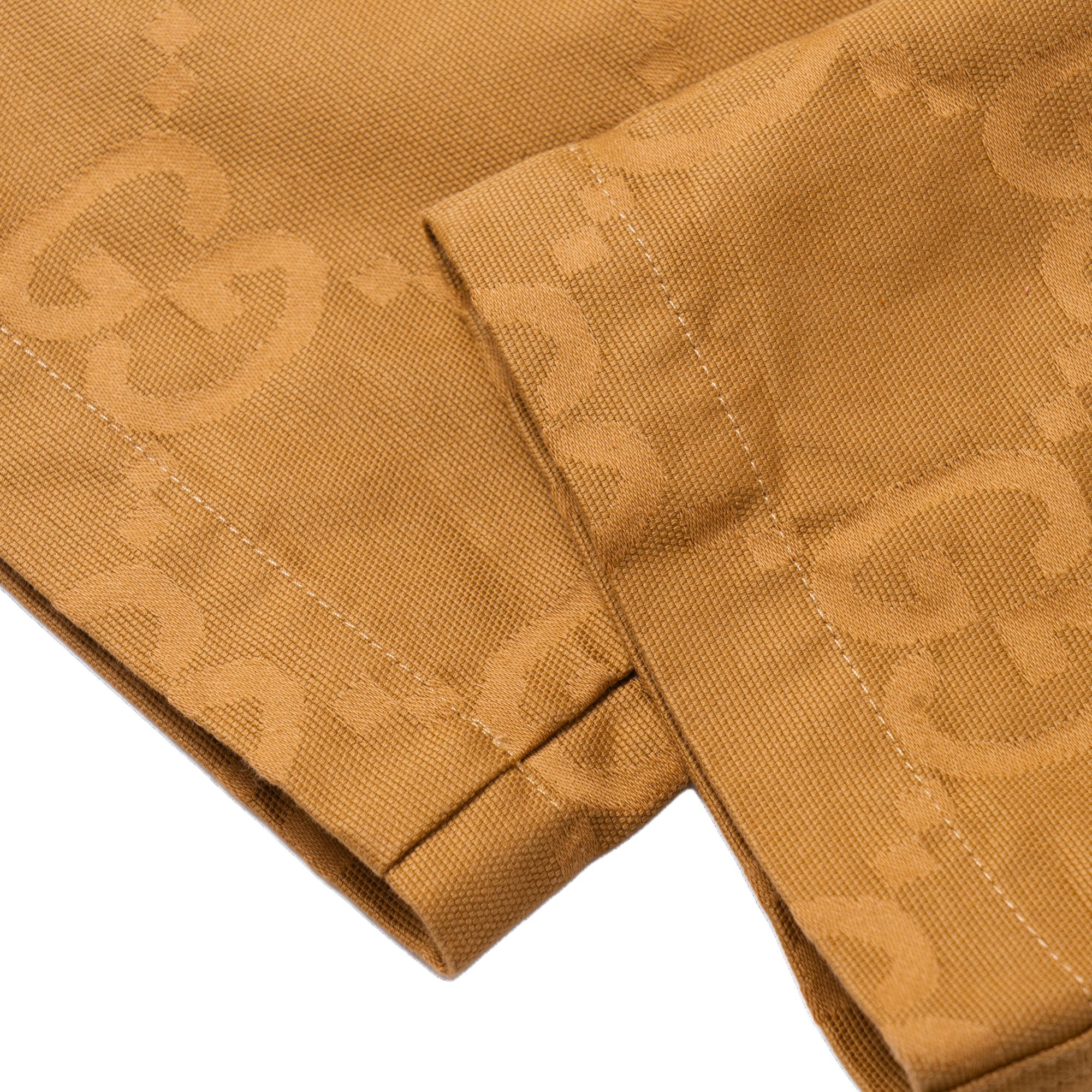 Мужские штаны Gucci SS23 Logo (бежевые) — фото 3