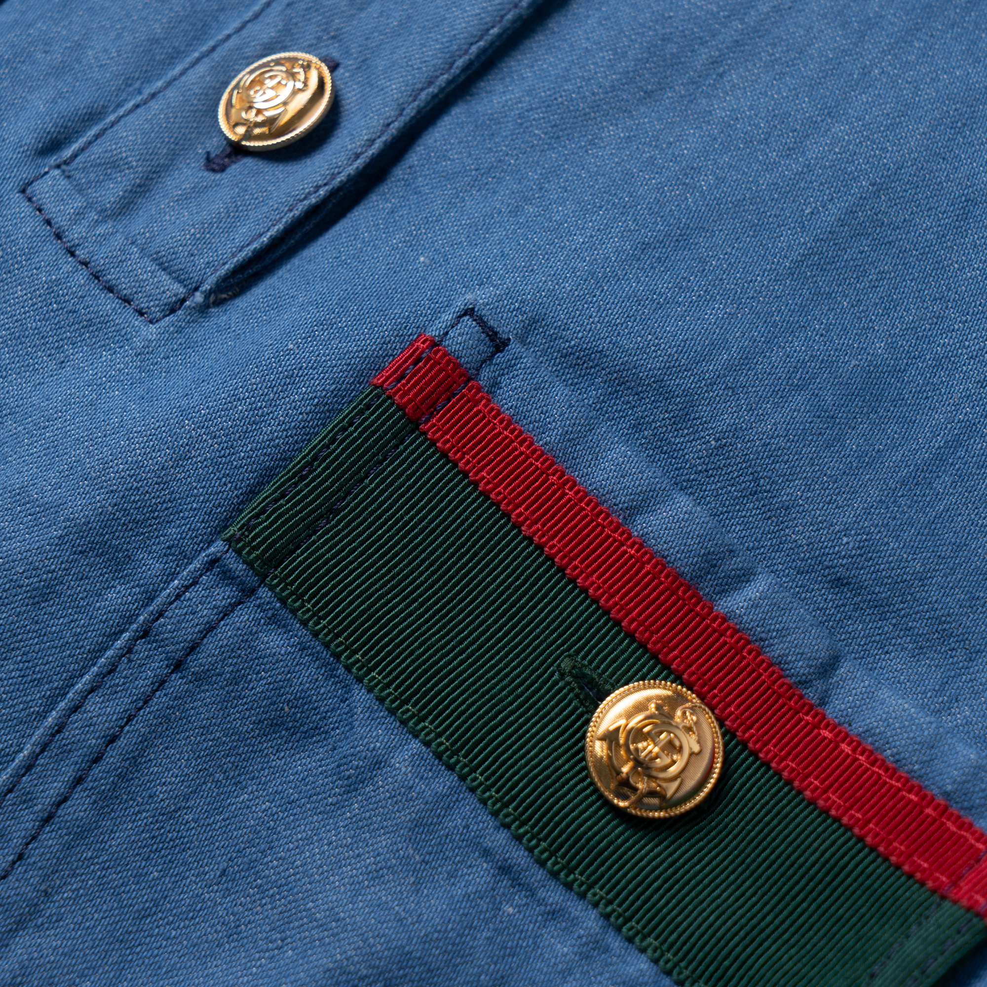 Женская футболка Gucci (синяя) — фото 8