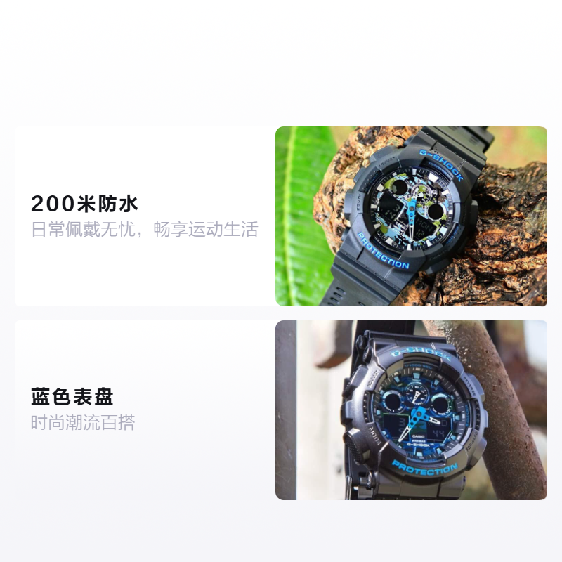 Женские часы Casio G-SHOCK COOL BLUE (синие) — фото 2