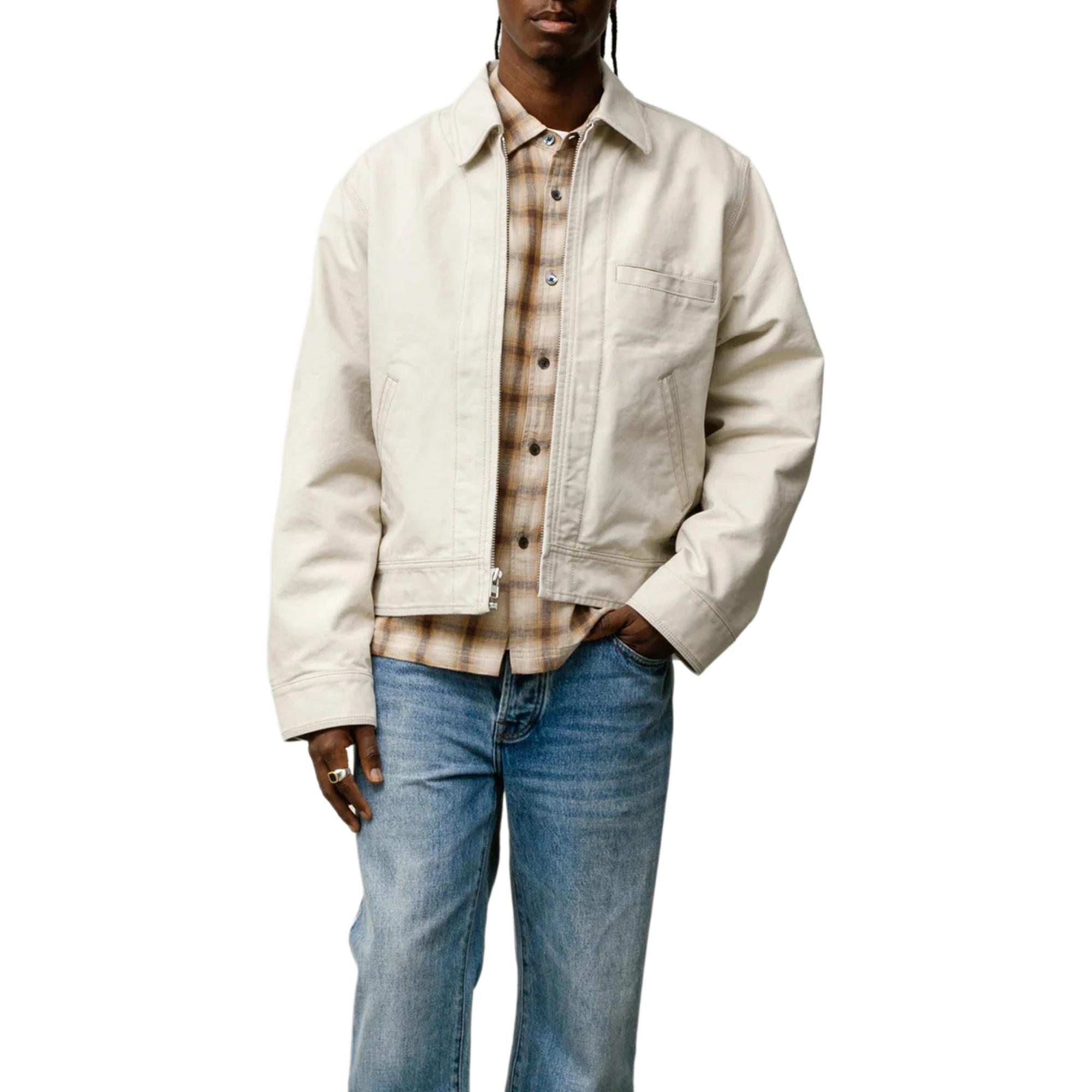 Куртка Stussy SS26 Work Jacket Collared (коричневая) — фото 13