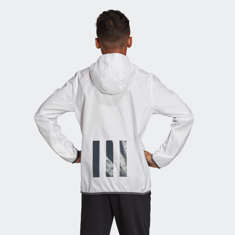 Куртка adidas YB ID WNDBR L (белый) — фото 5