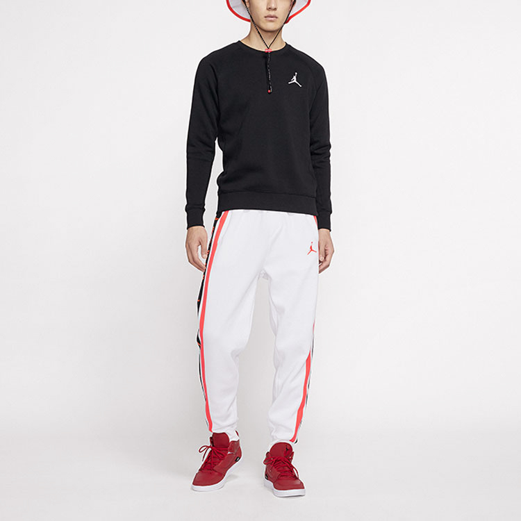 Мужской свитшот Jordan Air Fleece (черный) — фото 4