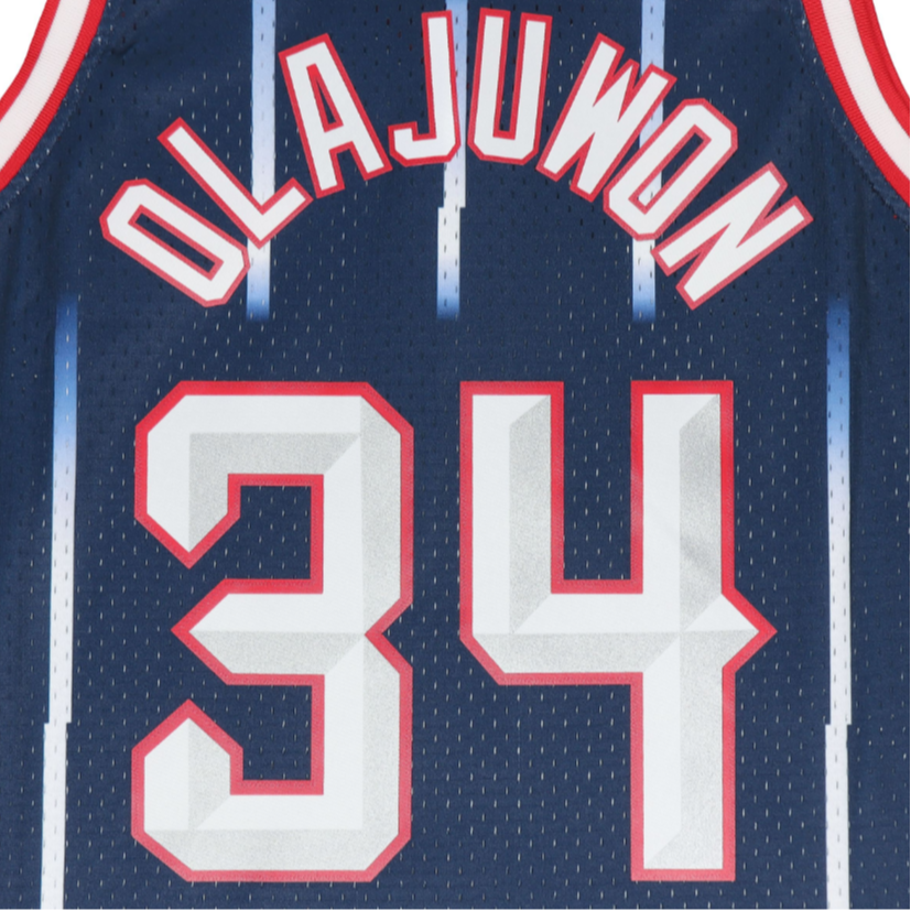 Mitchell & Ness Houston Rockets Road 1996 97 Hakeem Olajuwon Swingman Jersey