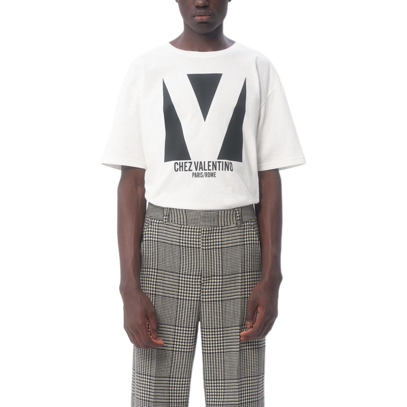 Мужская футболка Valentino SS25 T (белая) — Белый — фото 2