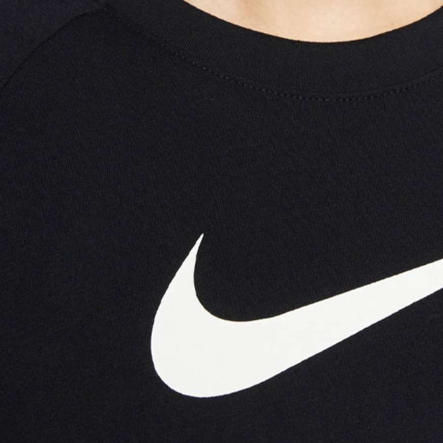 Женская футболка Nike Breathe Tailwind Dri-FIT T (черная) — фото 4