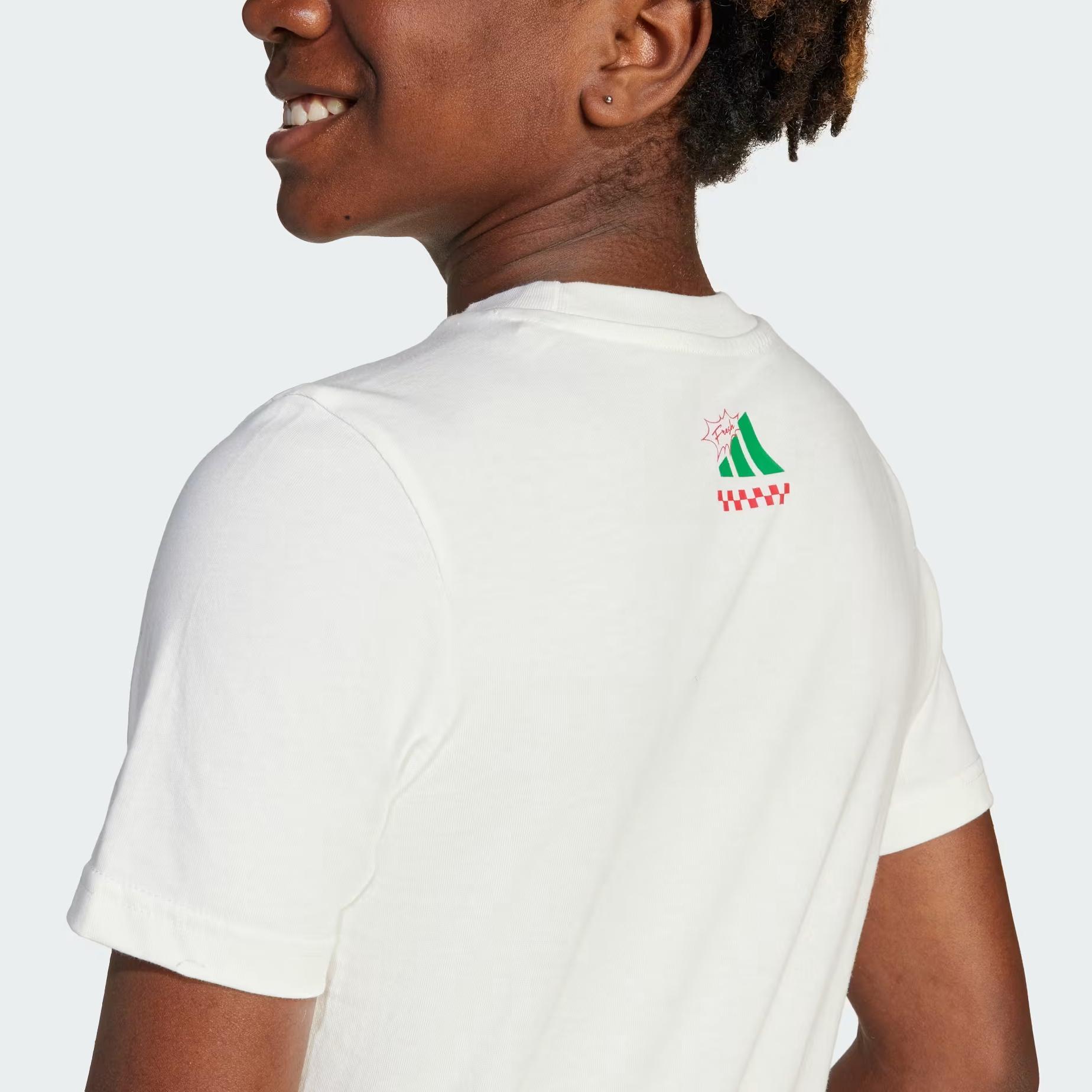 Футболка adidas adidasT (белый) — фото 4