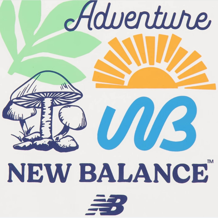 Детская футболка New Balance (разноцветная) — фото 3