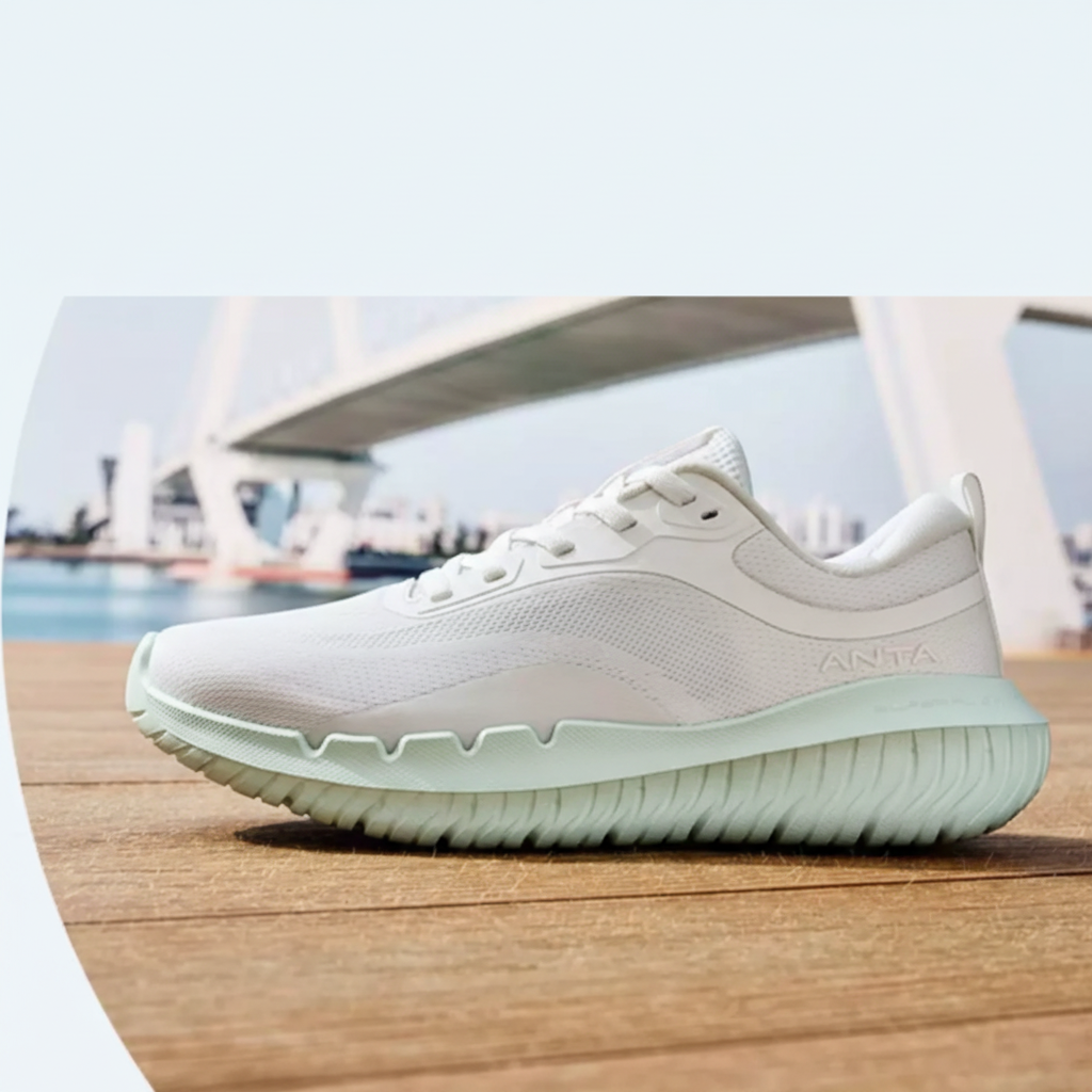 Anta Low top Casual Running Shoes Women’s Papyrus White Cool Green