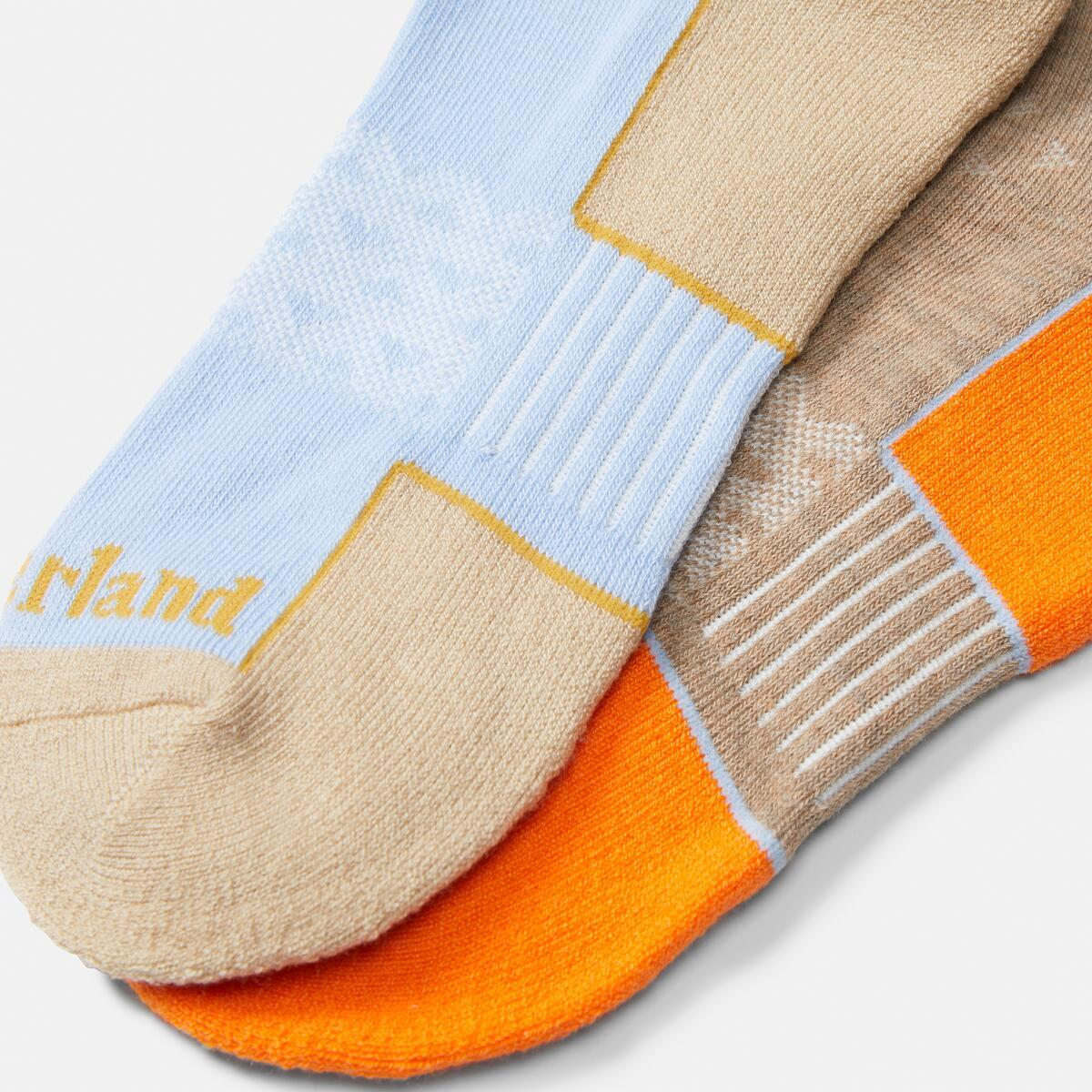 Timberland Crew Socks Unisex 2 Pack Ice Blue