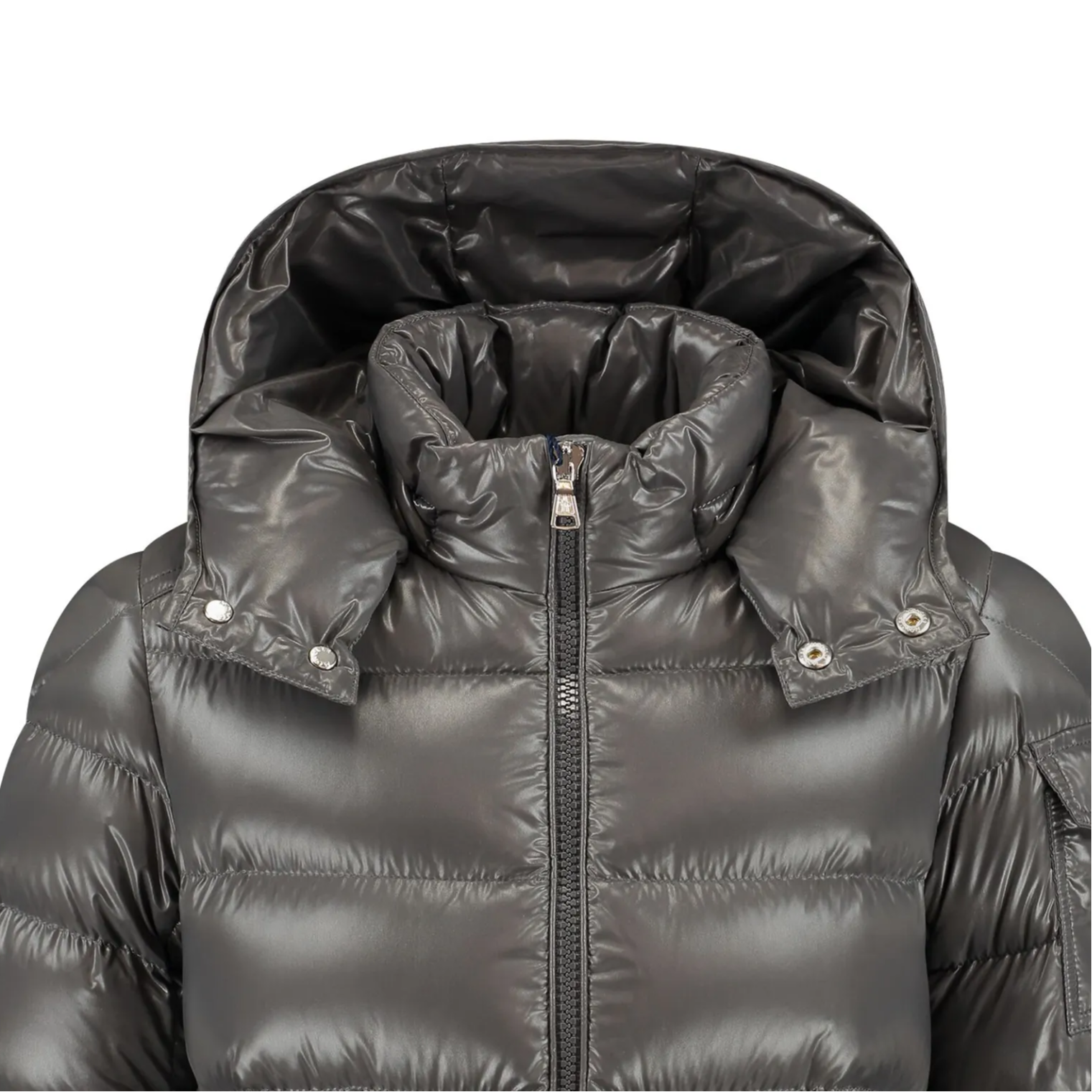 Куртка Moncler Maya (темно-серая) — фото 3