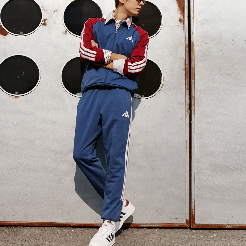 Adidas TRACKSUIT Casual Sportswear Unisex Uniform Blue/Red
