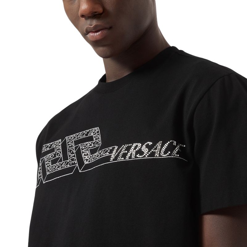 Мужские футболка Versace VERSACE FW22 T (черный) — фото 5