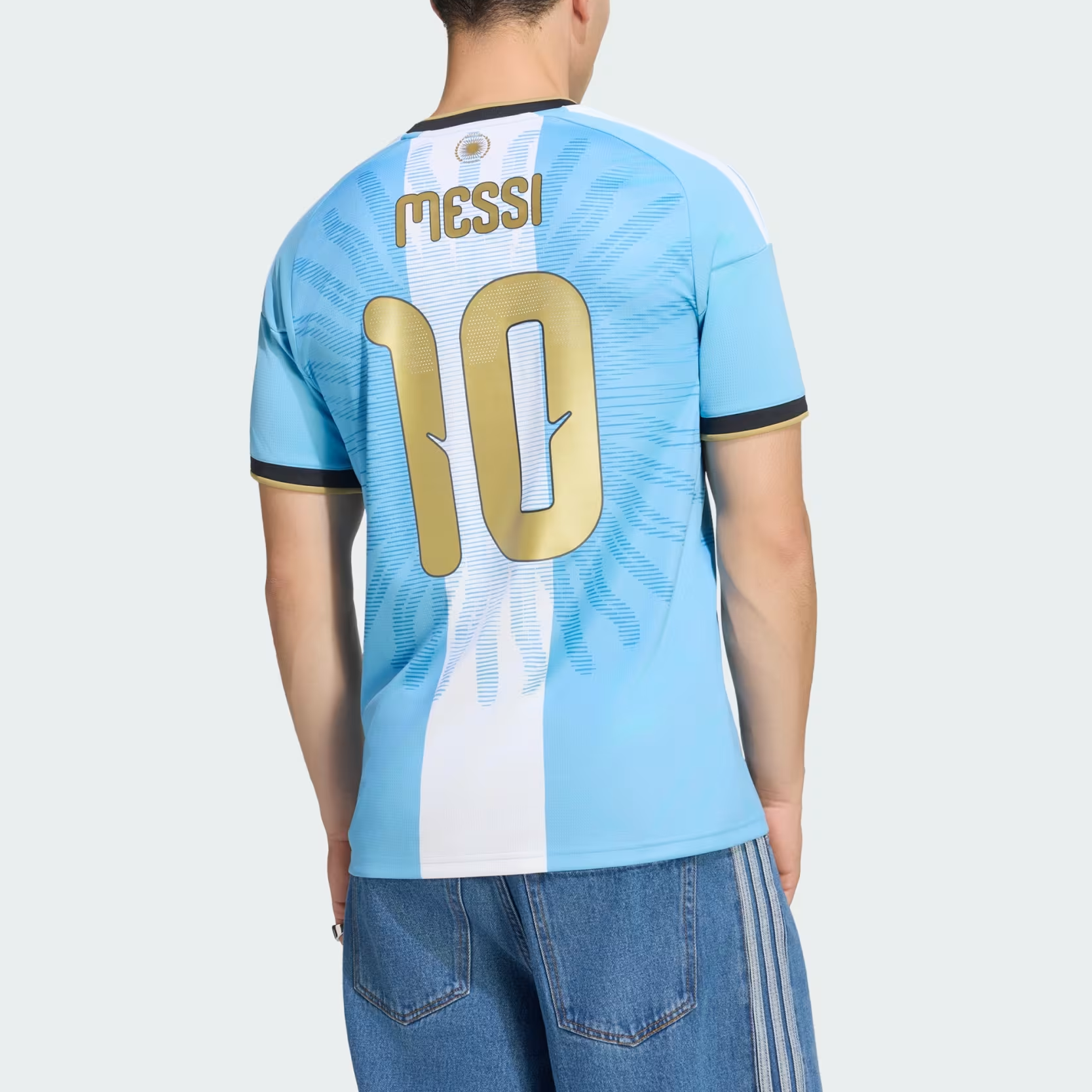 Мужская футболка adidas Argentina MESSI FAREWELL JERSEY (цвет как на фото) — фото 5