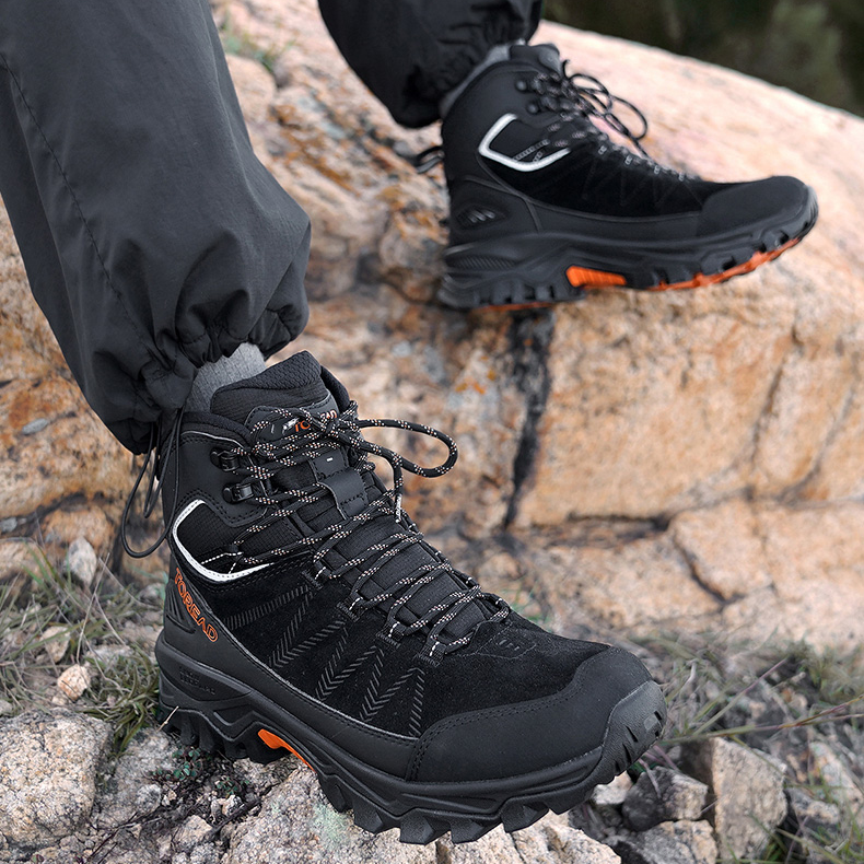 TOREAD Fleece Lined, Comfortable Fit Slip Resistant Abrasion Resistant Slip Resistant Abrasion Resistant Mid top