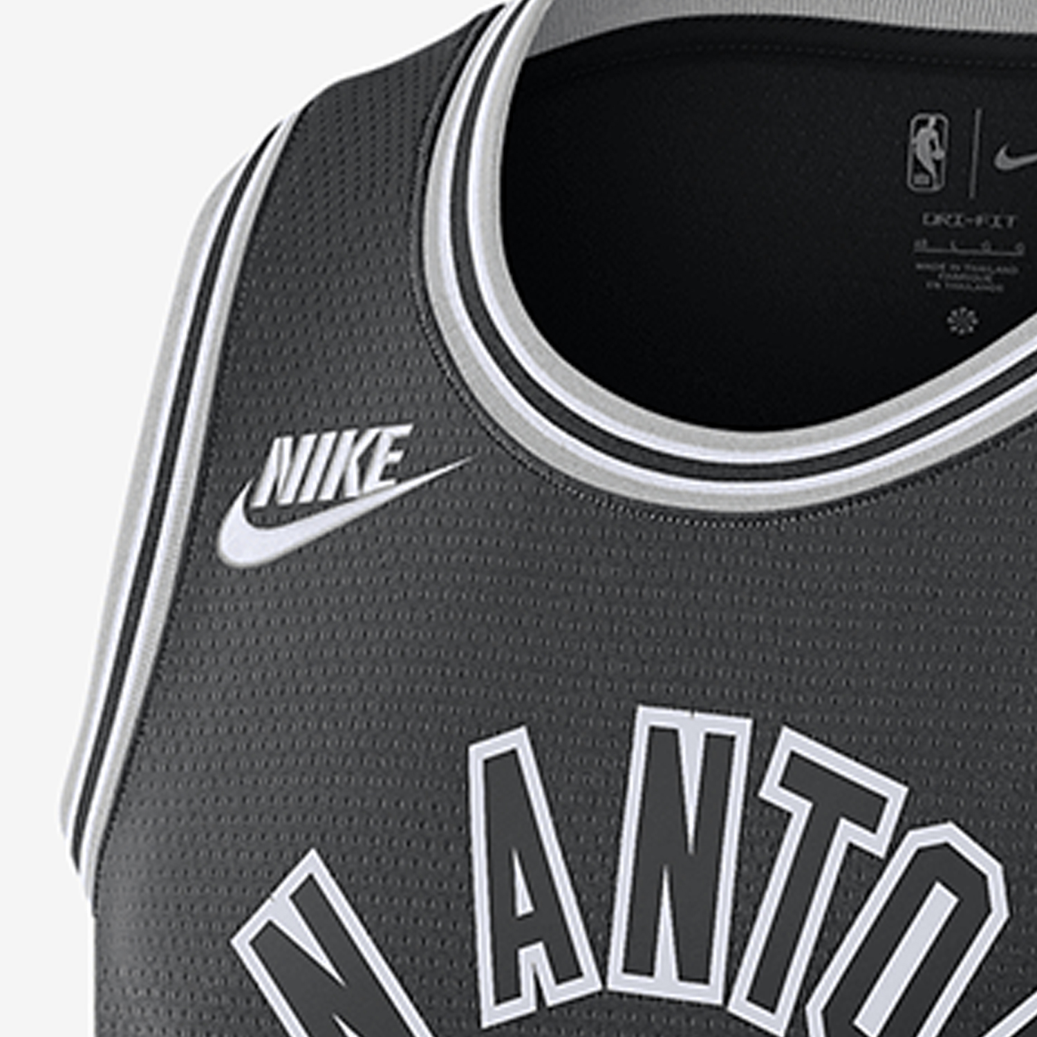 Nike Basketball Jerseys Men’s Black Moderate Straight Fit